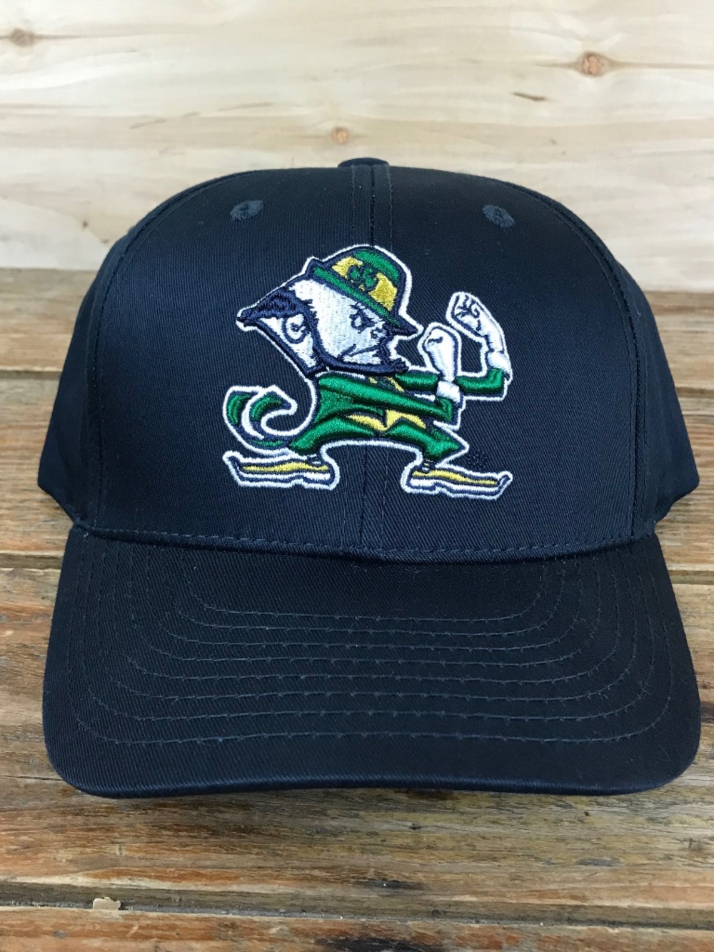 NEW Notre Dame Fighting Irish Logo Going Yard Navy Blue Hat Adult Cap Adjustable